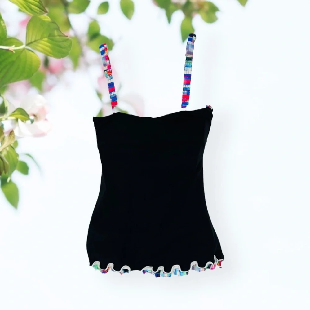 PROFILE by Gottex Ruffle Edge Underwire Top 32D - Picture 3 of 6